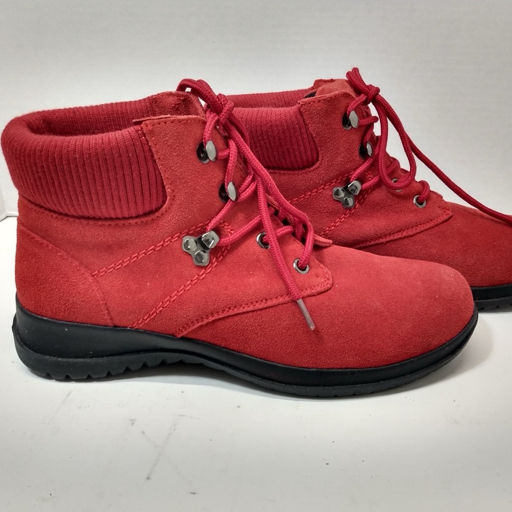 BOSTON SUEDE ANKLE BOOTS  NWOT